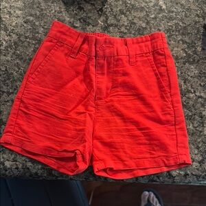 Janie and Jack Red Kids Casual Shorts
